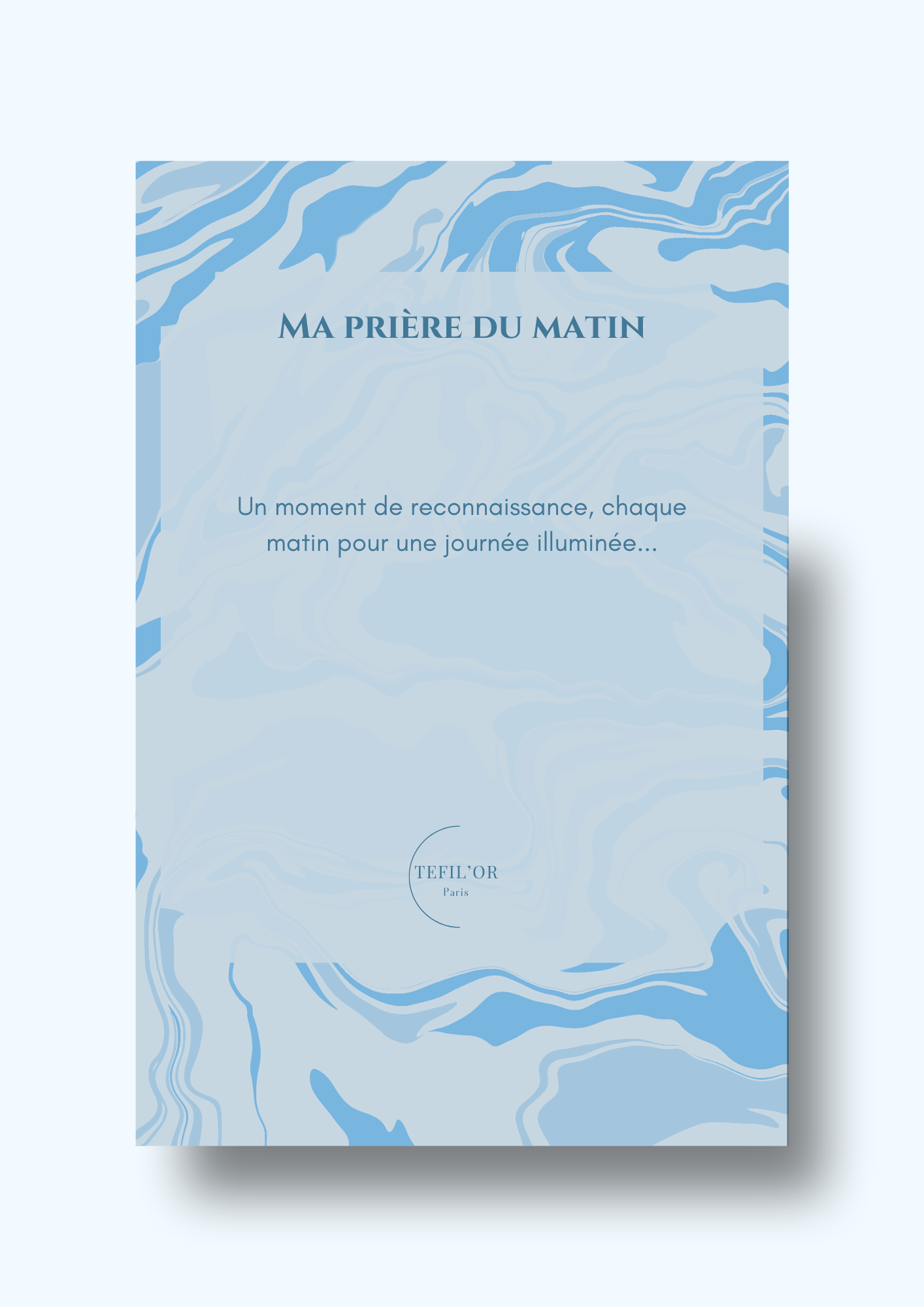 Ma prière du matin