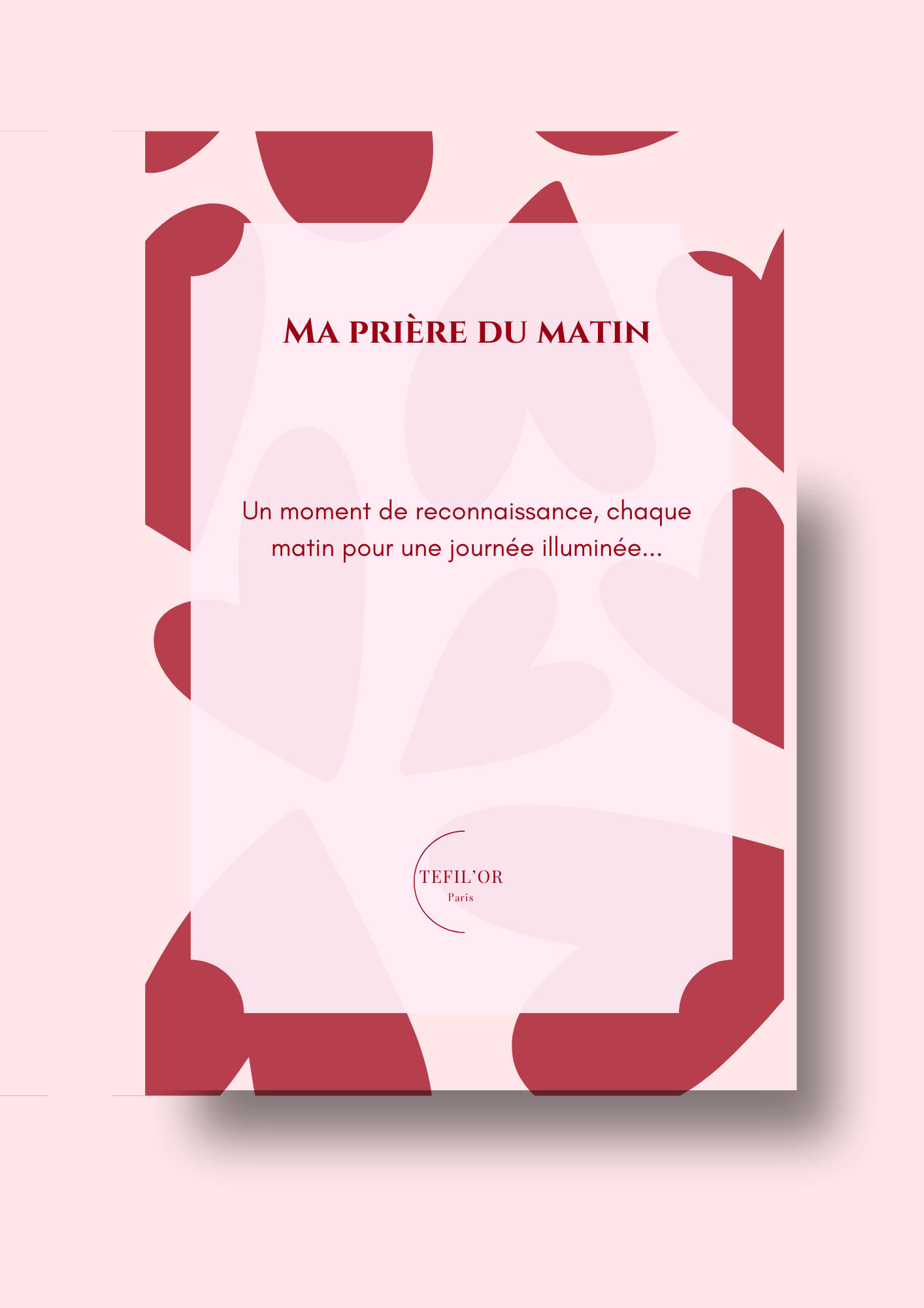 Ma prière du matin